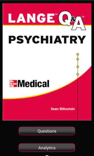 Psychiatry LANGE Q&A 1