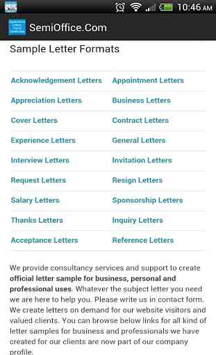 Sample Letters Applications 2