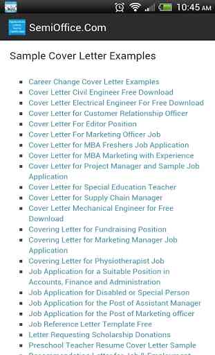 Sample Letters Applications 3