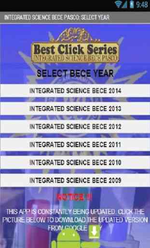Science BECE pasco for jhs 2