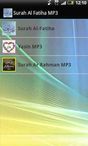 Sourate Al Fatiha MP3 1