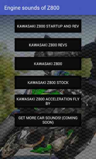Engine sounds of Kawasaki Z800 2