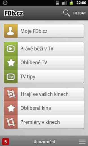 FDb.cz + Program kin a TV 1