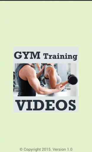 GYM Training VIDEO (Men/Women) 1