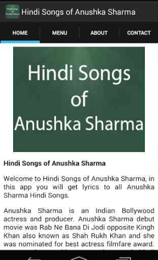 Hindi Songs of Anushka Sharma 2