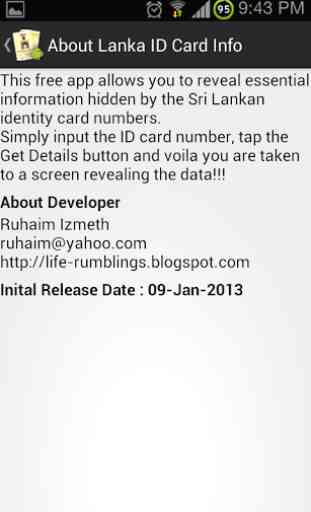 Lanka ID Card Info v3 4
