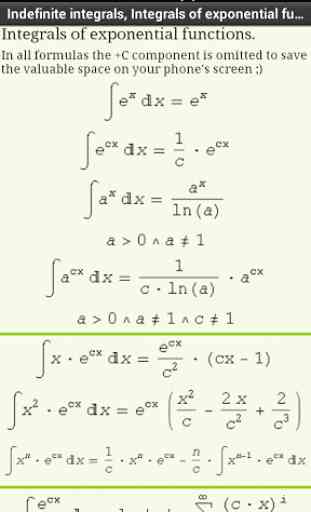 Math2 - mathematics integrals 3