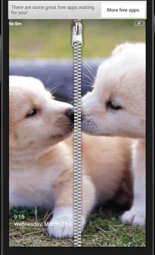 Nice Puppies Zip locker Theme 1