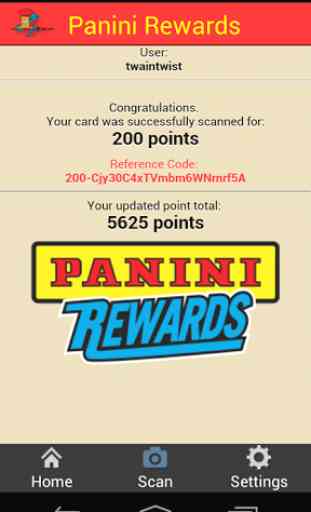 Panini Rewards 4
