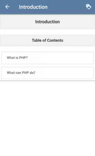 PHP Documentation (Learn PHP) 3