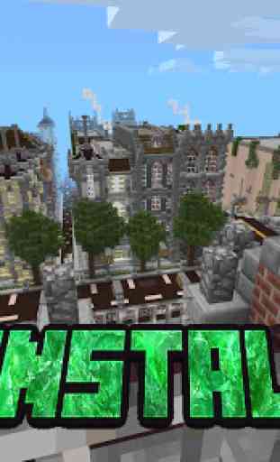 Silverhills city map for MCPE 1