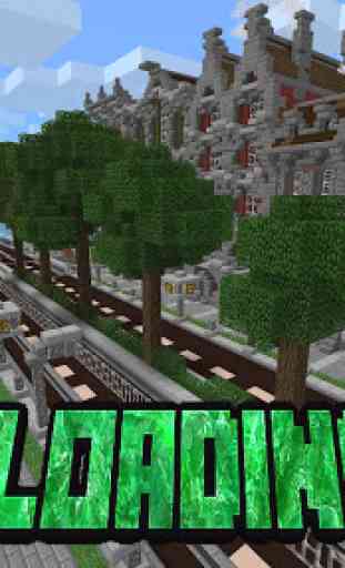 Silverhills city map for MCPE 3
