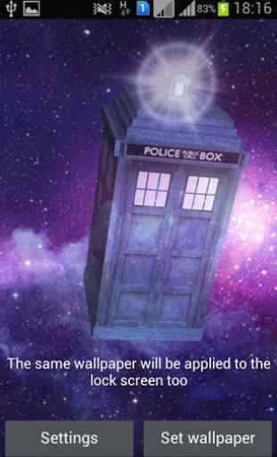 TARDIS 3D Live Wallpaper 2