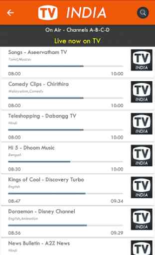 TV India - Free TV Listing 2