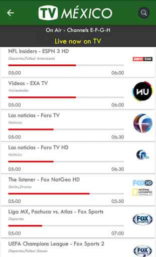 TV Mexico - Free TV Listing 3