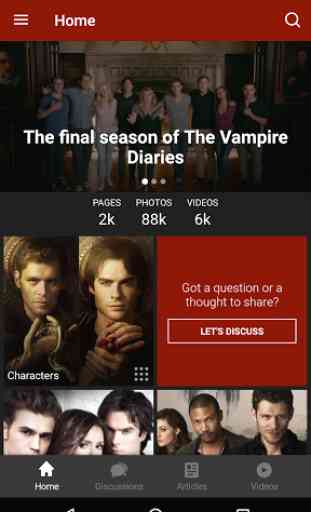 Wikia : The Vampire Diaries 1