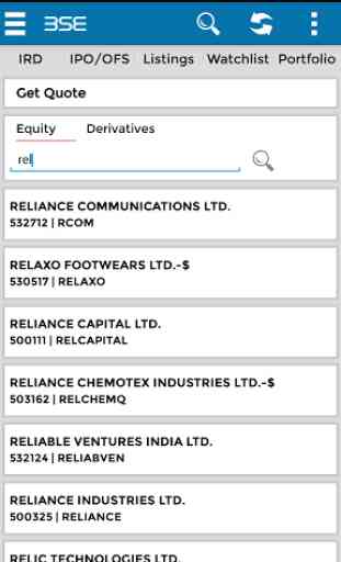 BSEIndia on Mobile 3