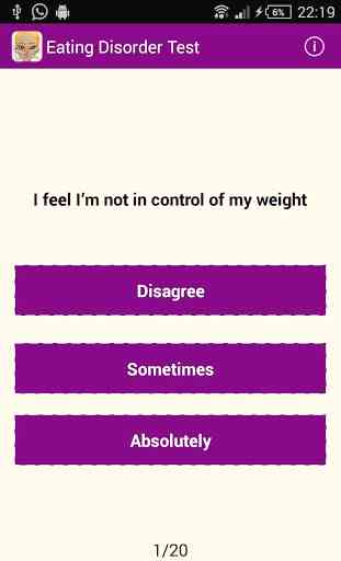 Eating Disorder Test 1