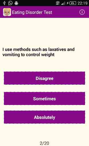 Eating Disorder Test 4