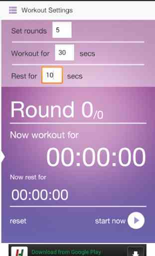 HIIT Exercise & Workout Timer 1