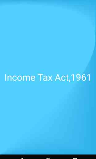 Income tax Act, 1961 - India 1