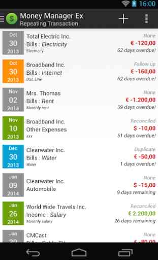 Money Manager Ex pour Android 4