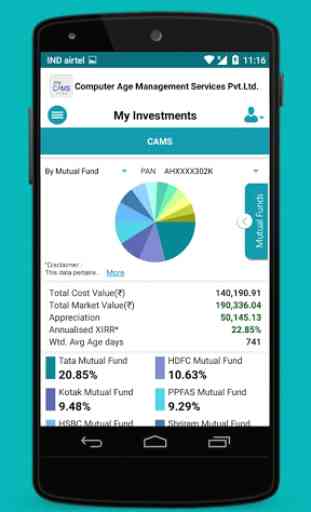 myCAMS Mutual Fund App 3