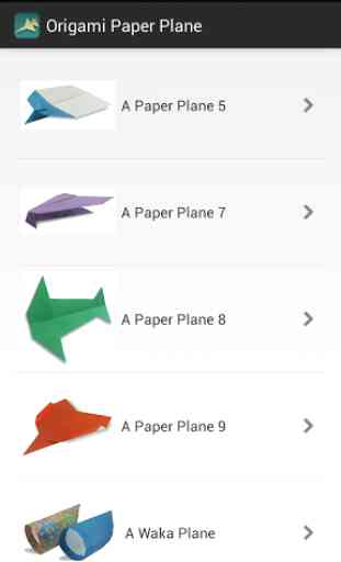Origami Paper Plane 1