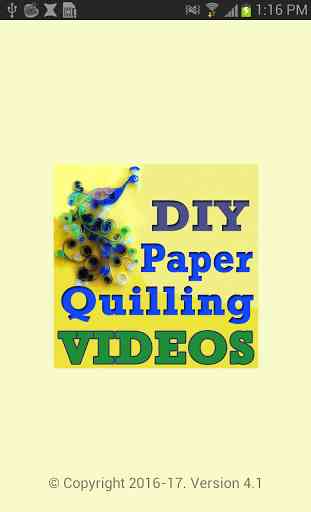 Paper Quilling VIDEOs 1