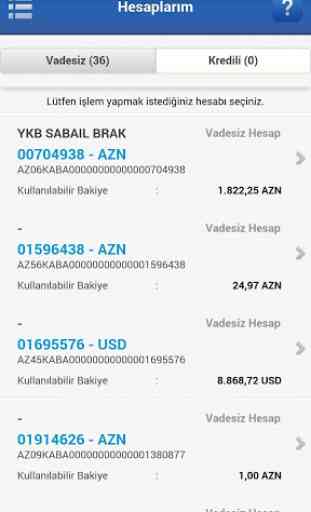 YapıKredi Azərbaycan MobilBank 3