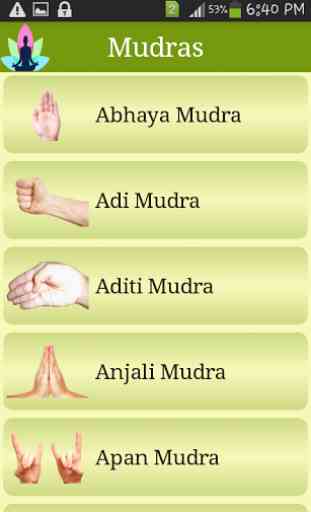 Yoga Mudras(Hand Yoga) 2