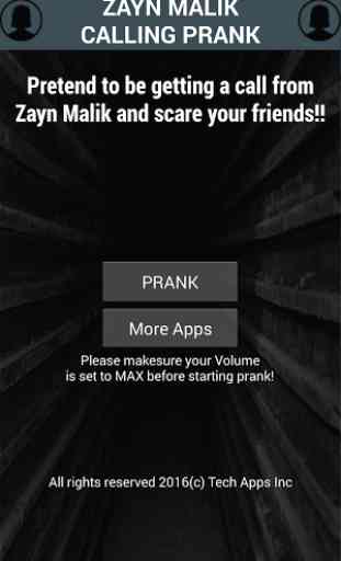 Zayn Malik Calling Scare Prank 1