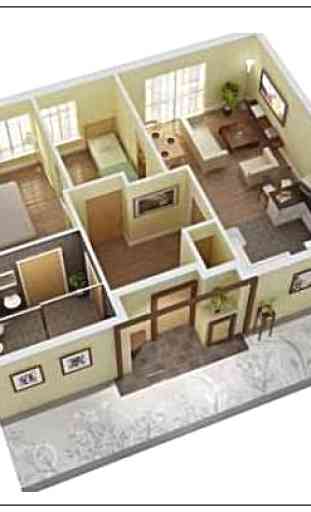 3D Plan Petite Maison 2016 2
