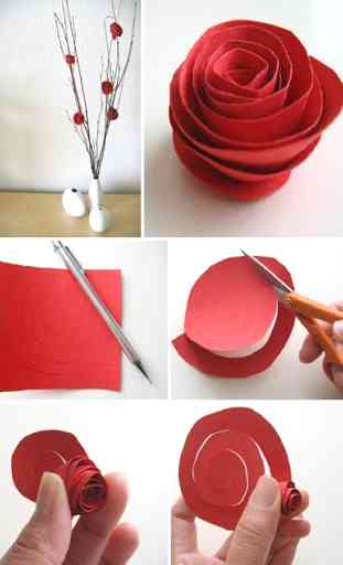 bricolage fleur de papier 3