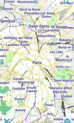 Carte de Paris hors-ligne 1