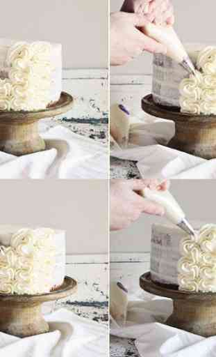 décoration de gâteau tutoriel 1