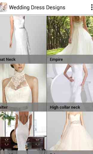 Designs de robe de mariage 1
