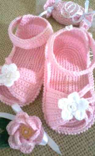 DIY Crochet chaussons bébé 1