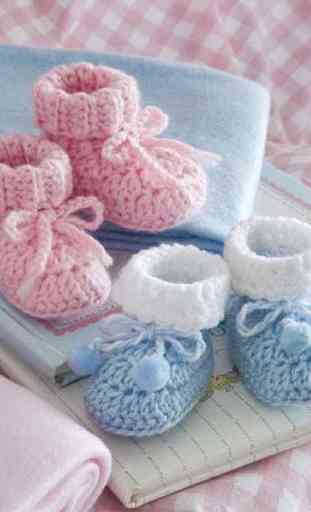 DIY Crochet chaussons bébé 2