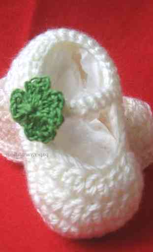 DIY Crochet chaussons bébé 3