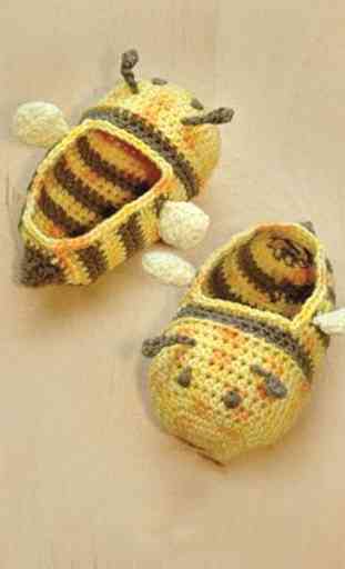 DIY Crochet chaussons bébé 4