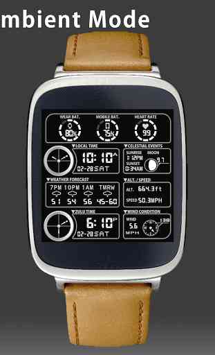 F05 WatchFace for Android Wear 4