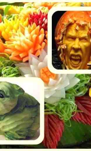 Fruits et légumes Carving 2