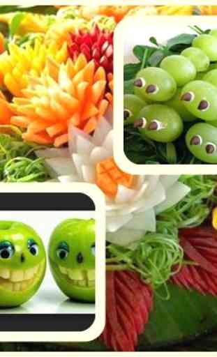 Fruits et légumes Carving 3