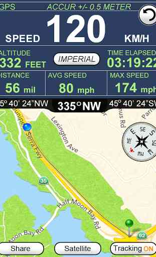 GPS Speedometer Altimeter  + 4