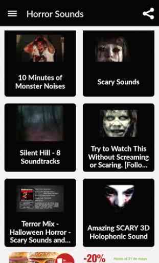 Horreur sons effrayants vidéos 4
