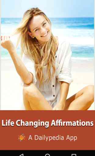 Life Change Affirmations Daily 1