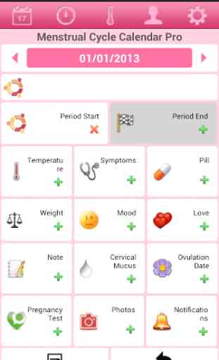 Menstrual Cycle Calendar Free 2