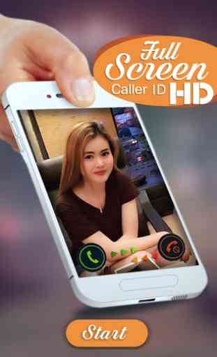 Plein écran Caller ID HD 2