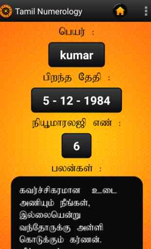 Tamil Numerology 2